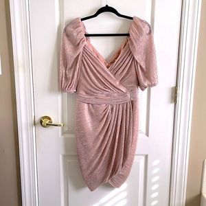 JONATHAN SIMKHAI, color Pink Metallic, Size 4, Used once